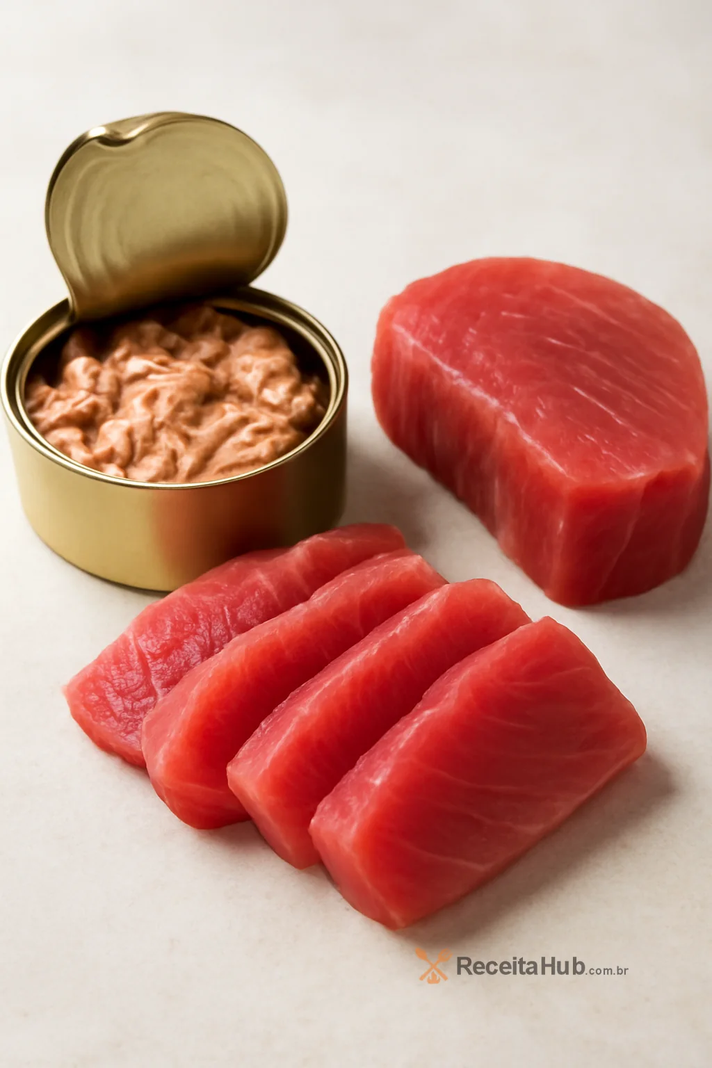 Como preparar Atum gordo: latas, sashimi e fresco: receita