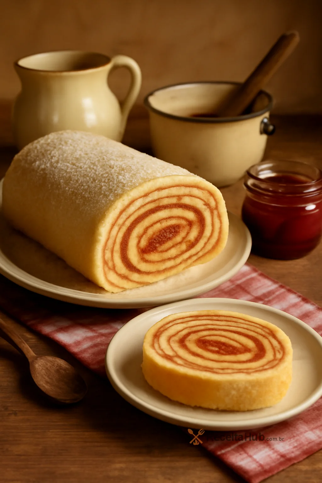 Bolo Rolo Bolo de Rolo Pernambucano com Goiabada | ReceitaHub
