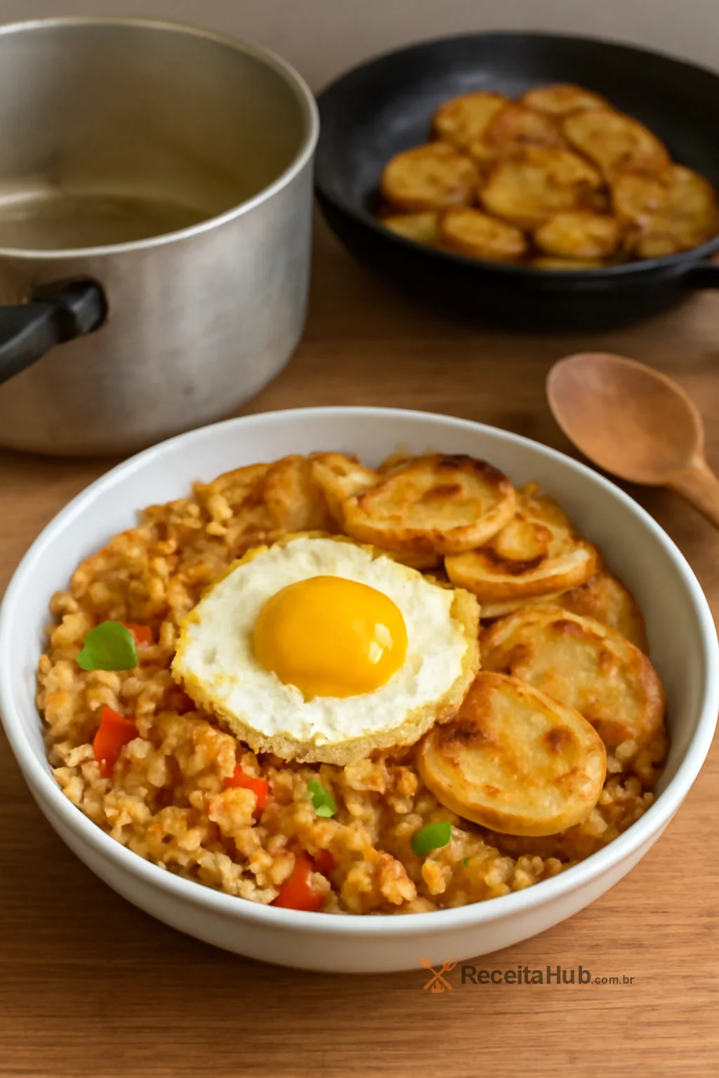 Arroz De Forno Com Restos E Ovo ReceitaHub