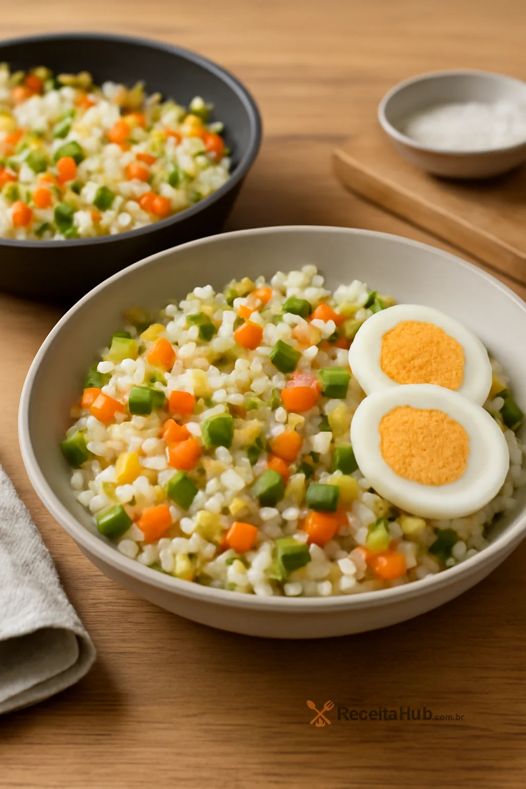 Arroz Com Legumes E Ovo Cozido Em 12 Minutos ReceitaHub arroz-com-legumes-e-ovo-cozido-em-12-minutos-receitahub